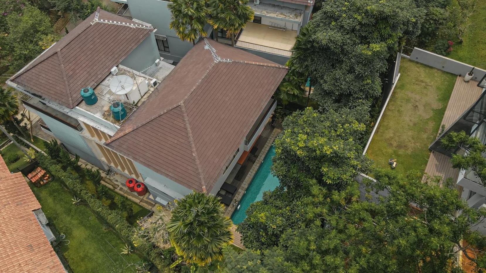 Oyama City View Villa 4 Bedrooms With A Private Swimming Pool Bandung Extérieur photo